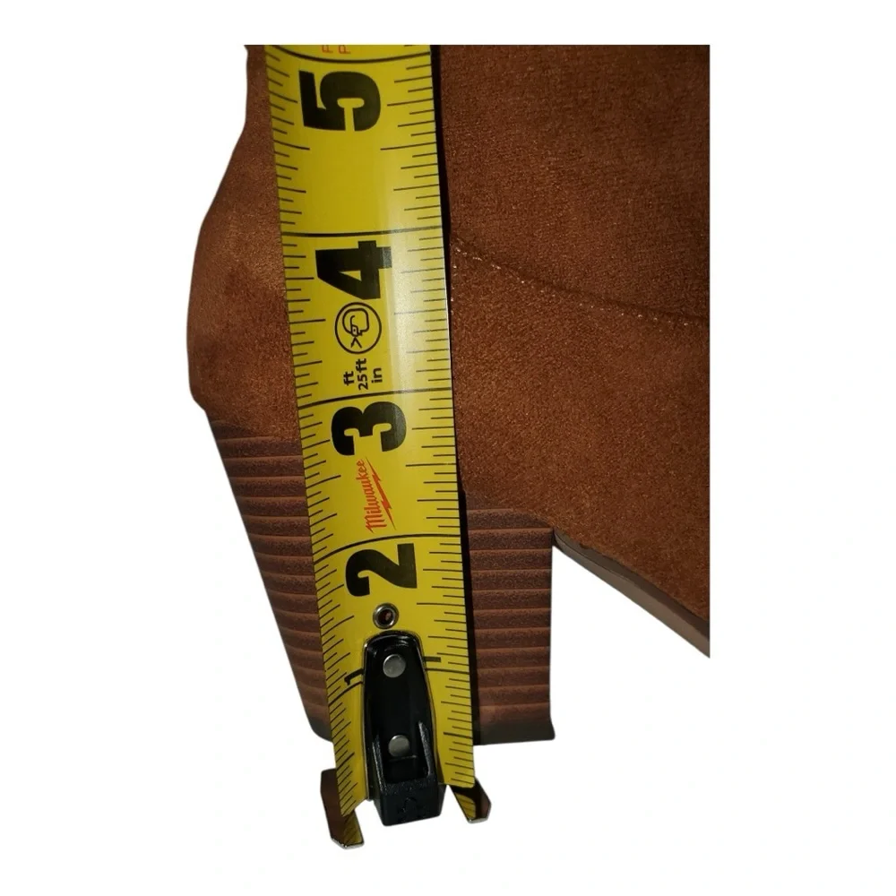 My Soft Suede Tan Knee-High Boots - Picture 7 of 12